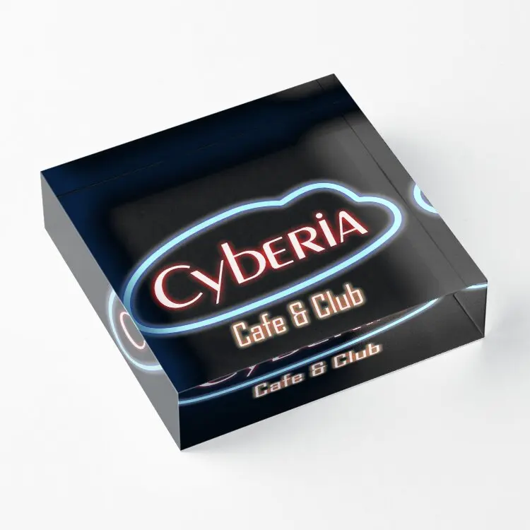 

Cyberia Serial Experiments Lain Acrylic Block Home Bedroom Board Art Decor Cute Family Clear Wedding Photos Transparent Room