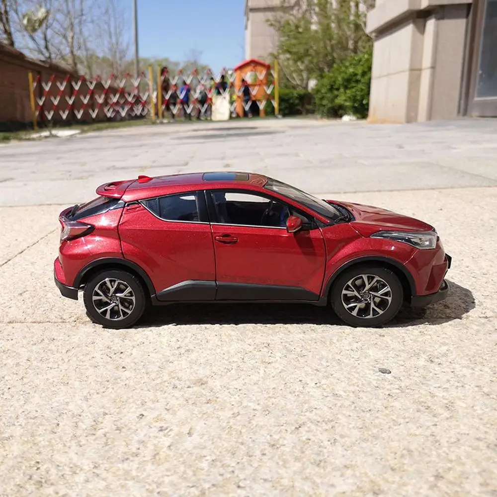 1/18 масштаб Тойота C HR CHR красный литье автомобиля модельные игрушки коллекционные