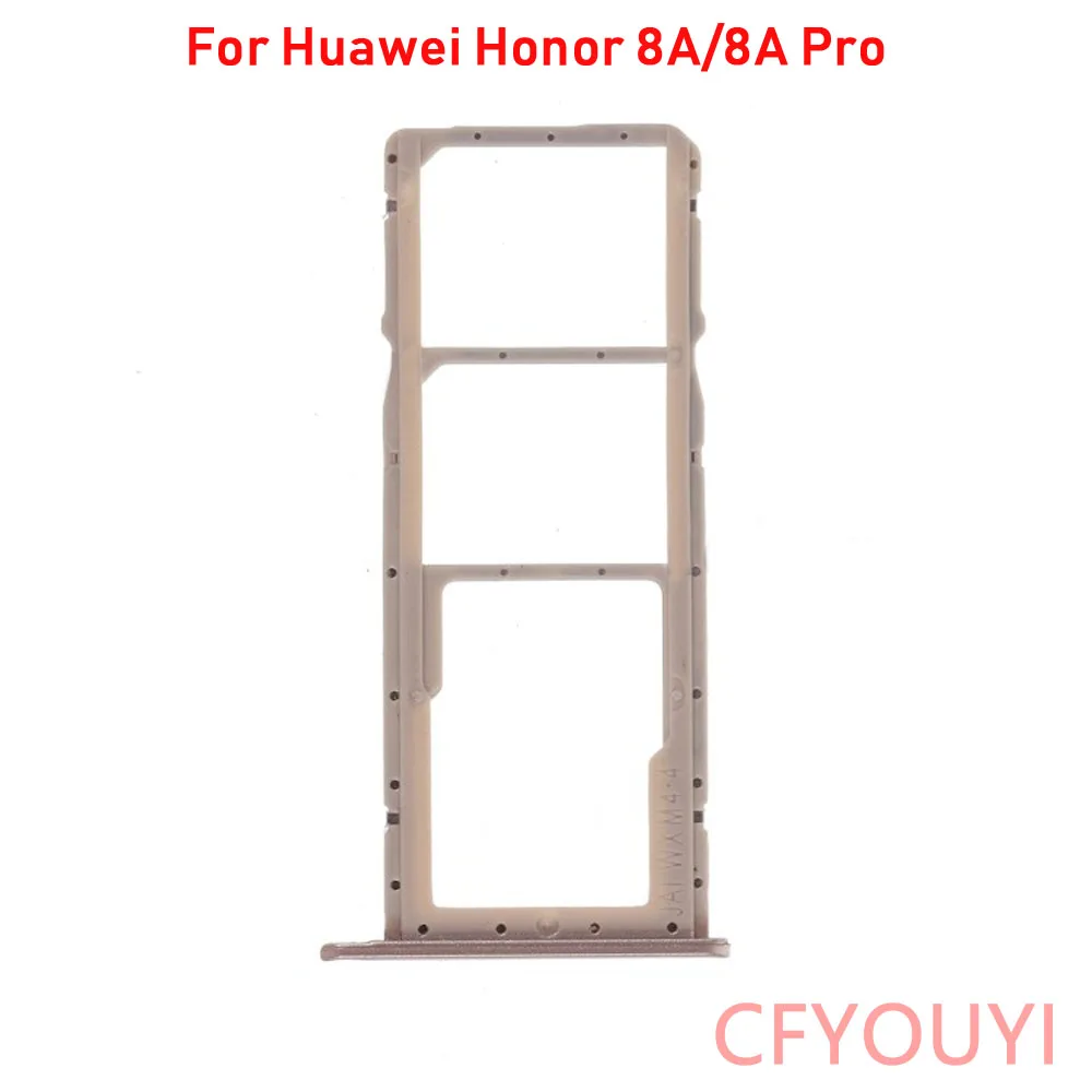 10 шт./лот для Honor 8A Pro лоток двух SIM карт держатель Nano слот Huawei 8A|Шлейфы мобильных
