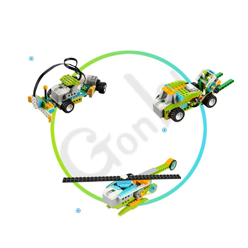 280 шт. детали для обучения технике WeDo 2 0 совместимы с комплектом LOGOes 45300 набор Core DIY