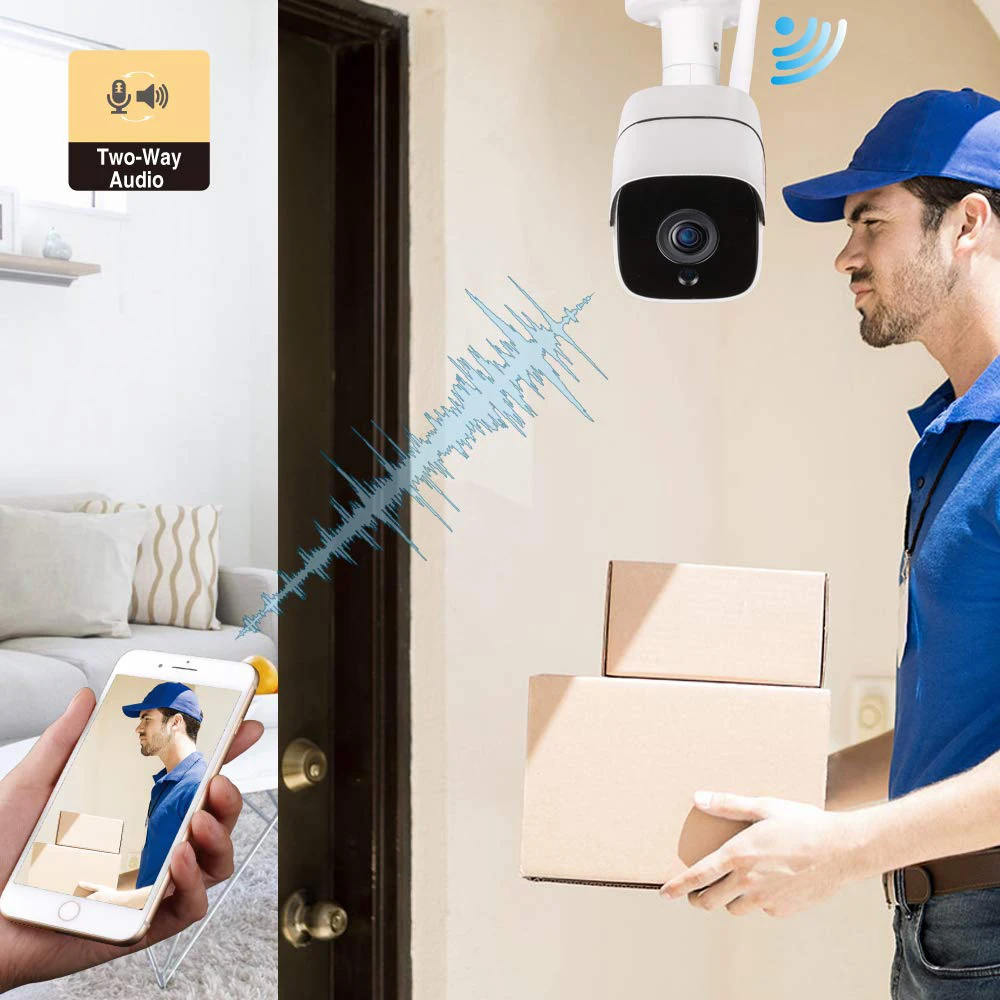 Pripaso WIFI IP камера HD 1080P CCTV охранное наблюдение наружная Водонепроницаемая