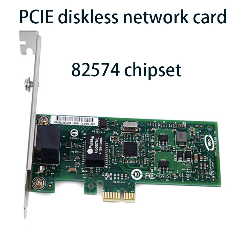 

Intel 82574 chipset PCIe network adapter 10/100 / 1000M Gigabit network interface card NIC for: Internet cafes/small servers