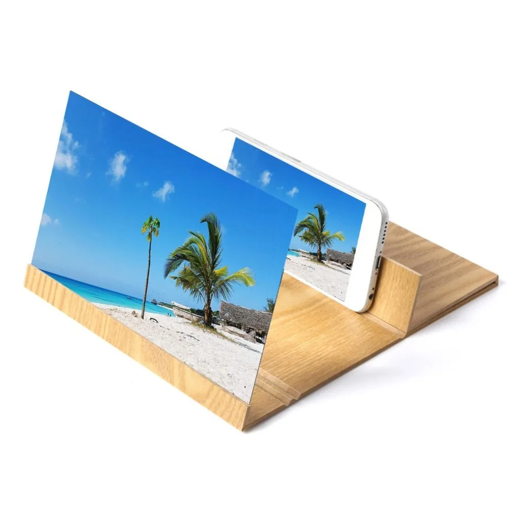 

12 inch Mobile Phone Screen Magnifier 3D HD Video Amplifier Folding Enlarged Expander Stand for Video Holder Phone Holder