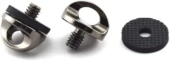 

1/4" Camera Neck Strap Screw Holder, SDTC Tech 2 Pack 1/4-20 Thread Camera Screws with Rubber Washer for Quick Install/Release W