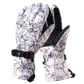 

Arctic Queen Camouflage Snow Gloves Winter Outdoor Sports Mitten Waterproof Windproof Bicycle Mountains Snowboarding Gear Ski Ou