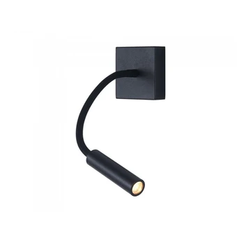 

V-TAC LD1485C Led wall lamp wall lights Hotel reading 3W 3000K flexible arm black casing SKU-1485