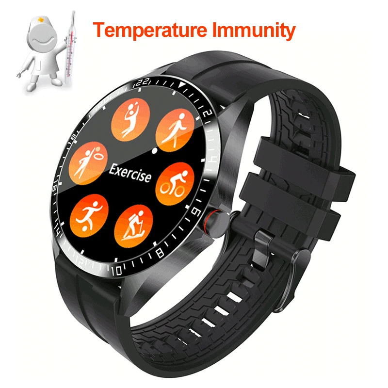 Bakeey Gw16t温度計テストスマート腕時計血圧o2モニター天気ディスプレイbluetoothスマート時計のandroid Ios Smart Watches Aliexpress