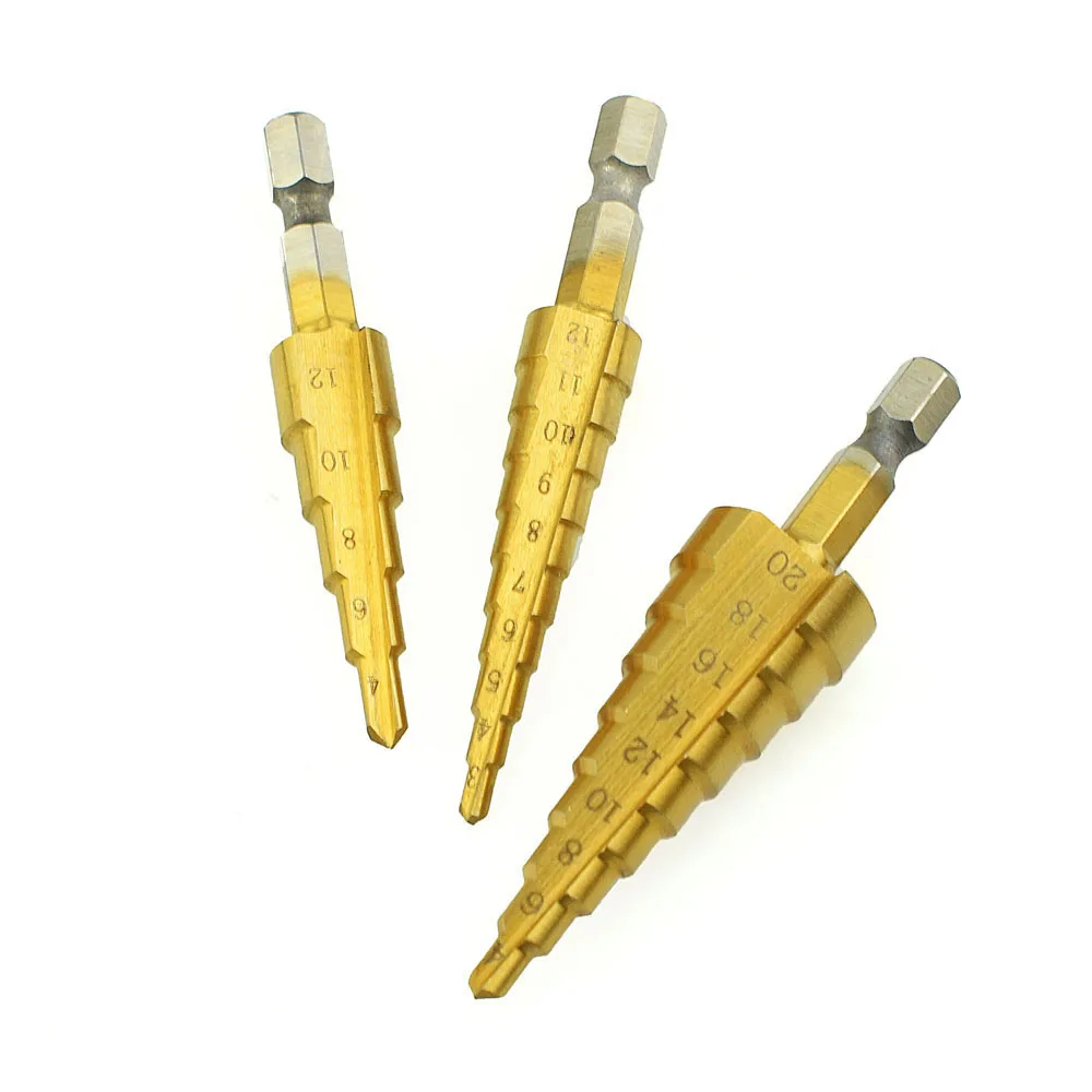NEWACALOX 3 шт./компл. Шестигранная головка высокоскоростные стальные сверлильные
