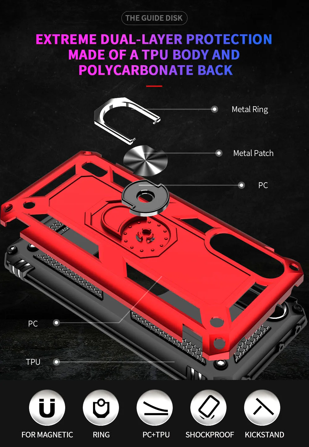 Для Red mi Note 8 Pro Чехол Броня автомобильное магнитное крепление чехол для Xiaomi mi Note 9, 10 лет, A3 Lite 9T CC9 CC9e Red mi Note 7 8 K20 Pro 7A 8A чехол