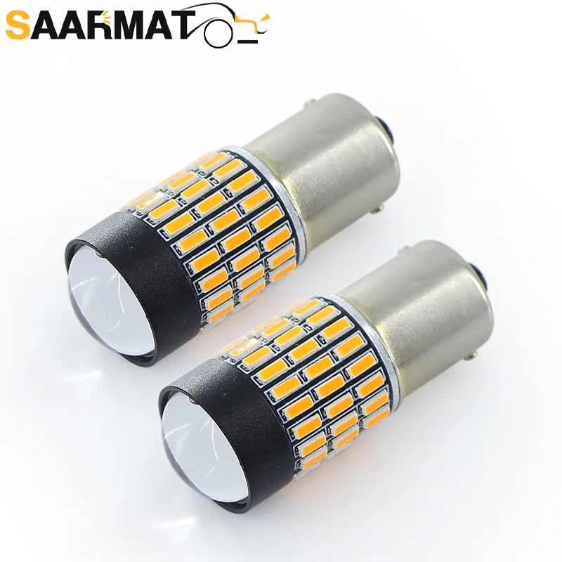 Светодиодный 1156 P21W ba15s лампы 72SMD 1500lm с автомобильным задним светом DRL лампа для