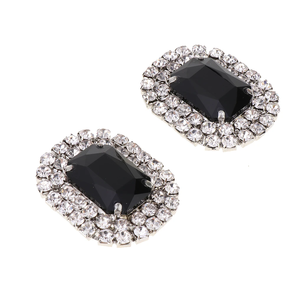 Stylish Removable Shoe Clip Crystal Shoe Buckles for Wedding Shoe Decoration Bridal Wedding Charm Rhinestone Shoe Clips