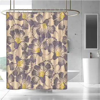 

Waterproof and Colorful Shower Curtain Polyester Shower Curtain Bath Shower