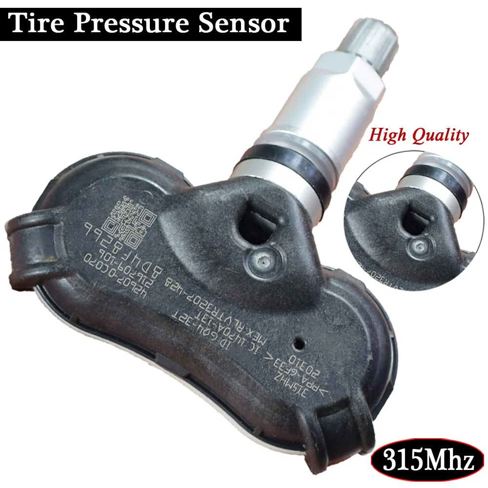 

1Pcs 315Mhz Tire Pressure Monitoring Sensor TPMS For Acura TL ZDX Toyota Tundra Sequoia 42607-0C070 426070C070 Car Accessories