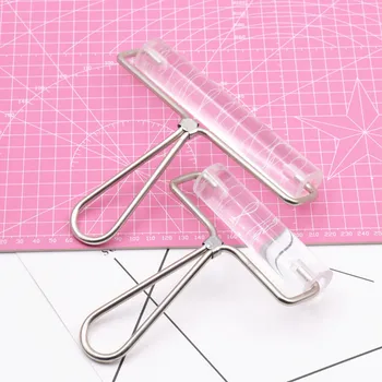 

Acrylic roller Soft clay tools pottery tools Metal handle roller pressure mud stick rolling pin clay pottery making tools
