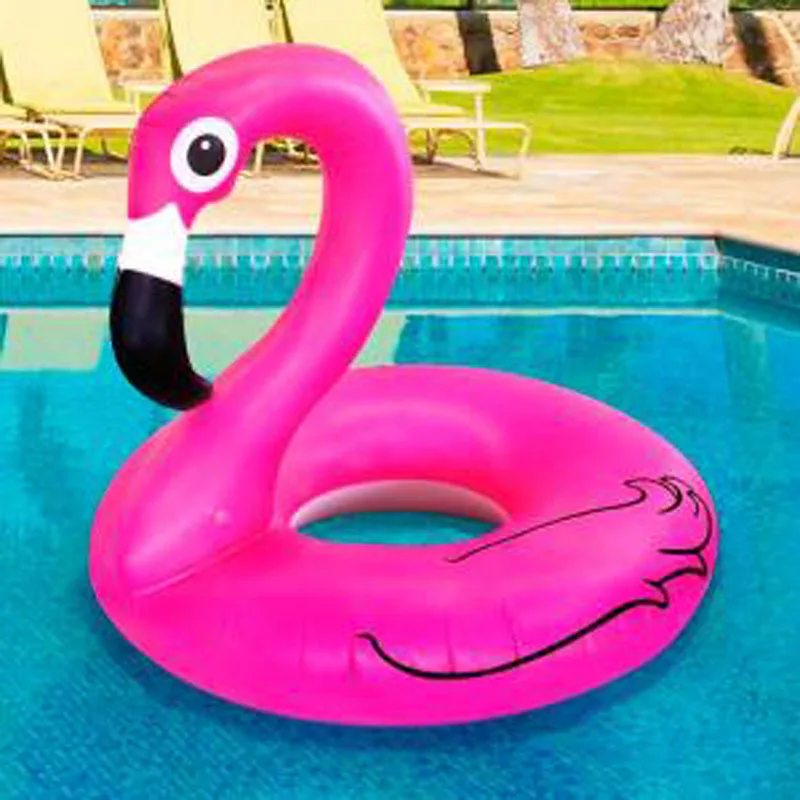 

PVC Adult Flamingo Swimming Tube Factory a Large Amount Production Thick for Both Men And Women Flamingo Armpits Ring Swim Ring