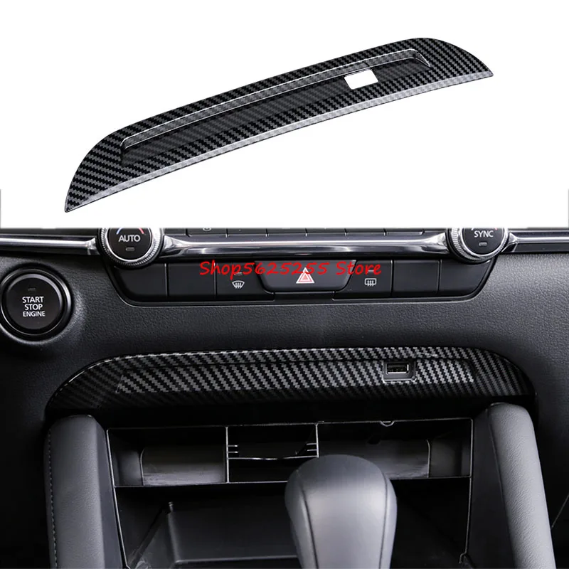 

Front USB Focket Decorative Frame For Mazda 3 Axela 2020 2019 Interior Modification Car Decoration