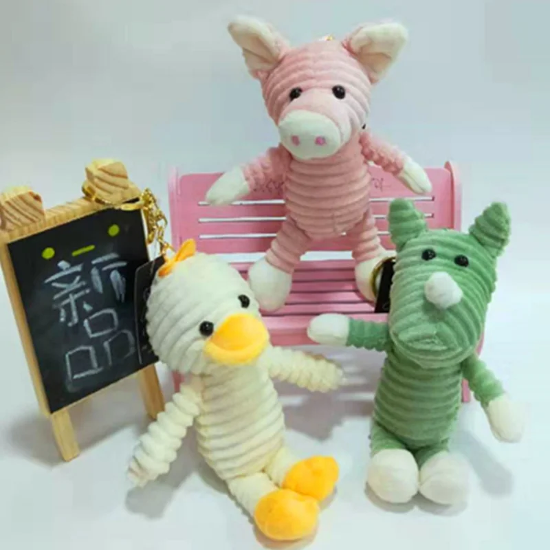 Kawaii полосатый кролик панда плюшевые игрушки мягкие животные кукла для детей