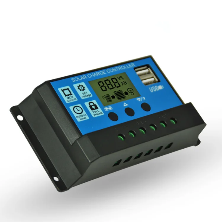 10A-30A контроллер солнечной панели регулятор заряда аккумулятора 12 V/24 V DC раздвижной привод для распашных ворот