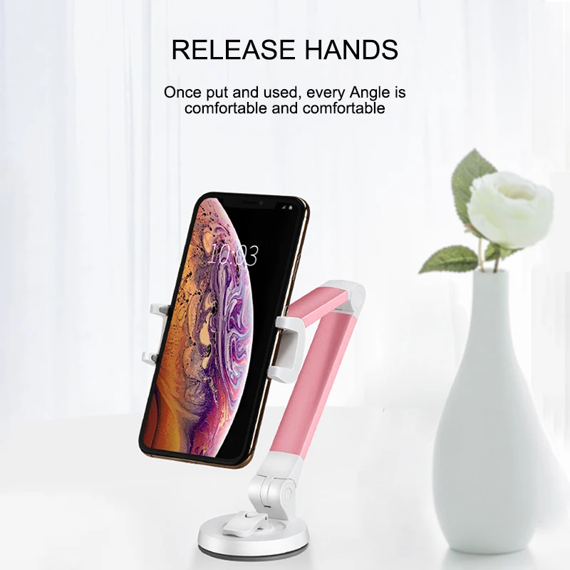 Держатель для телефона для Iphone 11 Pro Max алюминиевый сплав настольная вращающаяся присоска кронштейн Подставка Многофункциональный складной держатель для телефона