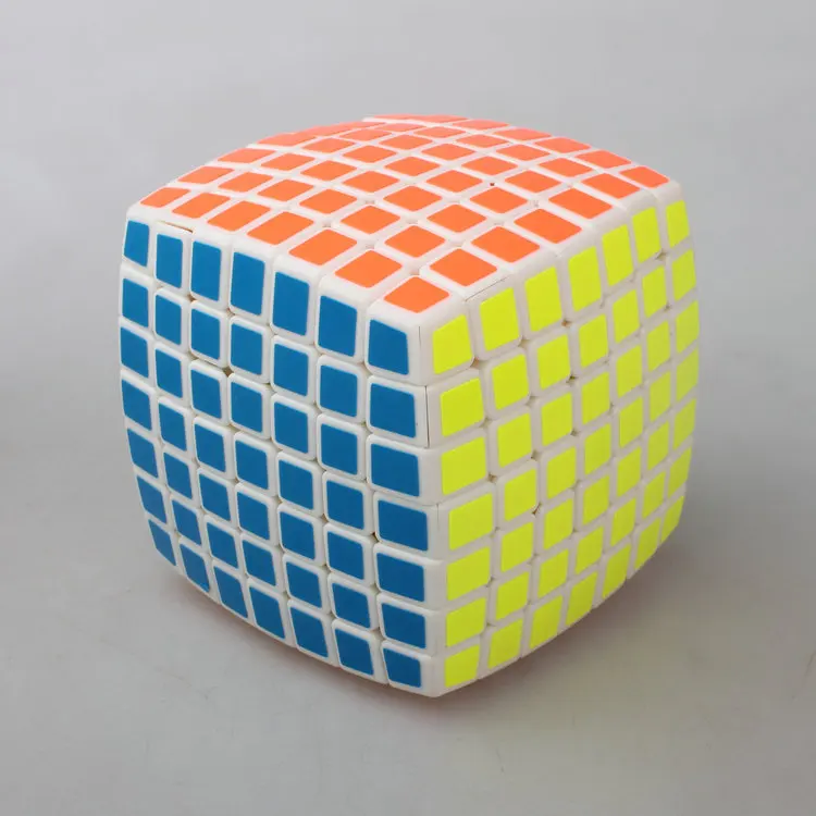 [Proud Fu Bread Seven Magic Cube White] Moyu aofu 7x7x7 Arc-Shaped 7-Order Magic Cube