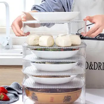 

Heat Preservation Food Cover Dustproof Food Protector Thickening Thermal Insulation Dish Cover Household Food Cover for Kitchen