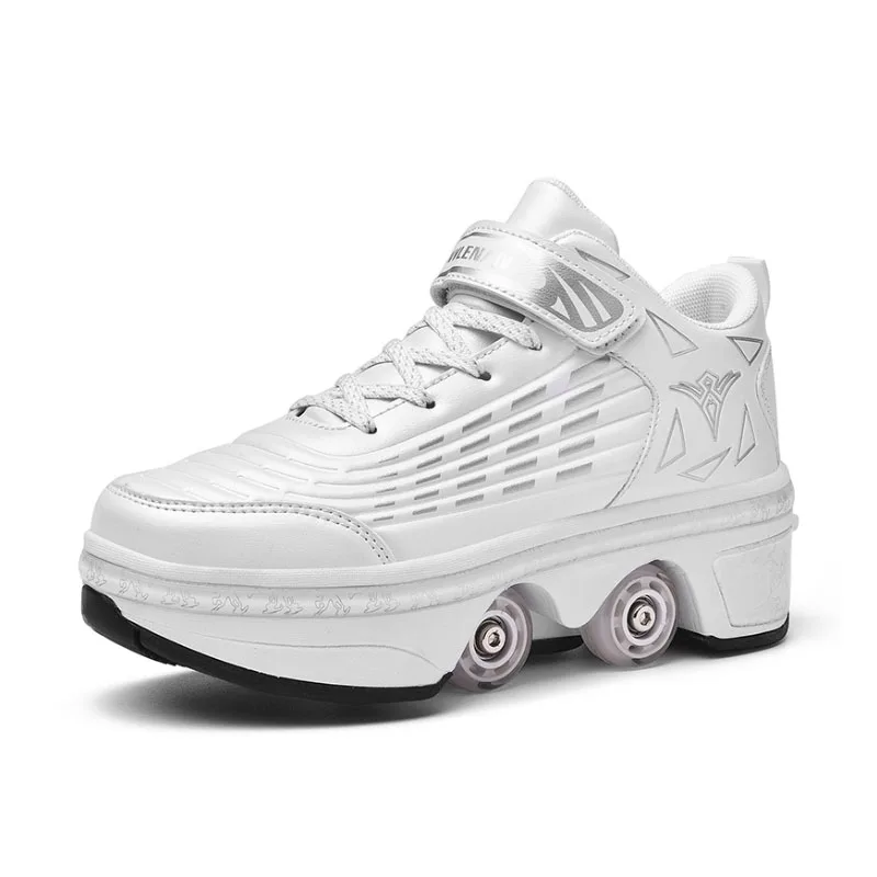 Retractable Roller Skate Shoes | Retractable Wheels | Retractable Sneaker Skates - Casual Sneakers - Aliexpress