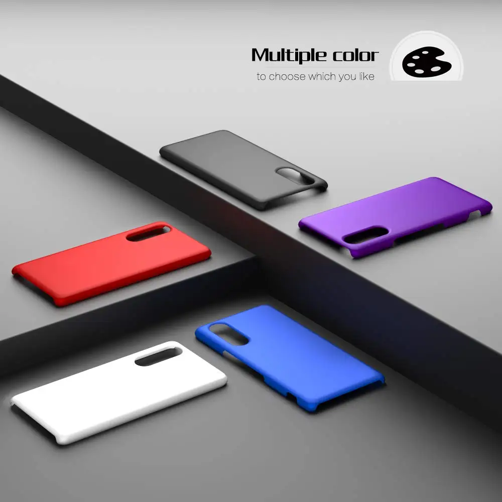 Frosted Case for Sony Xperia 5 Hard PC Back Phone Cover for Sony Xperia 5 Matte Candy Color J8210 J8270 J9210 6