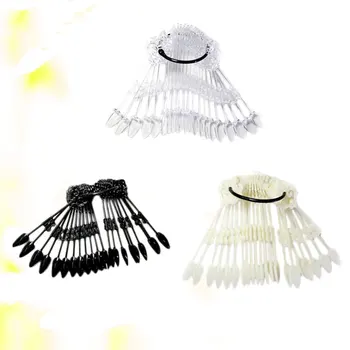 

3Pcs Creative Fan-shaped Nail Polish To Practice Nail Plate Display Tools
