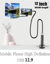 Гибкий держатель для мобильного телефона с 360 зажимом, Настольный кронштейн для ленивой кровати, держатель для ленивых с длинными ручками