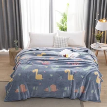 LREA polar fleece fabric winter blanket Sheet Bedspread sofa blanket Christmas Gift Dropship