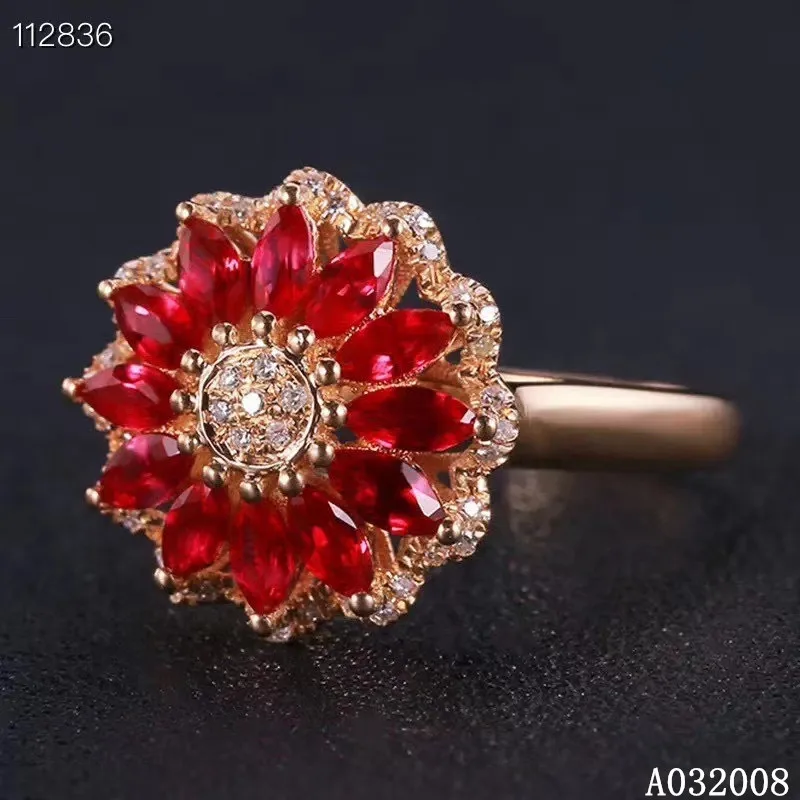 

KJJEAXCMY fine jewelry 925 sterling silver inlaid natural ruby ring classic new female ring vintage support test hot selling