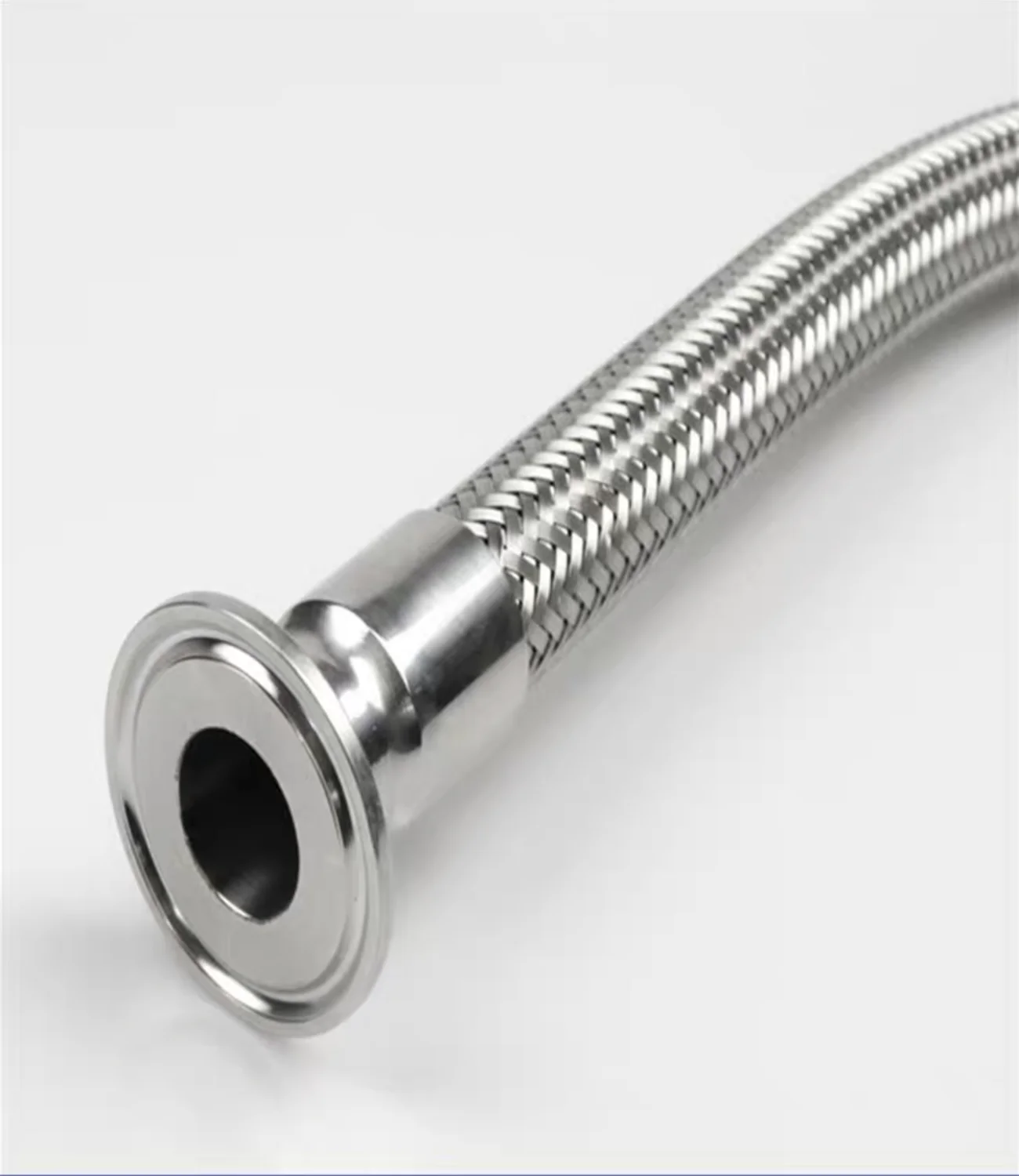 32mm(1" DN25) Ferrule50.5mm Tri Clamp Braided Flexible Hose Fo 1pc 25mm Pipe  OD x 32mm(1" DN25) Ferrule50.5mm Tri Clamp Braided Flexible Hose Fo