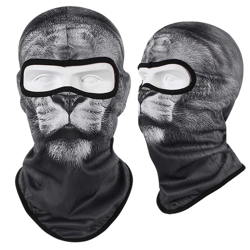

Beanie Hat 3D Cat Dog Animal Balaclava Beanie Skiing Hat Helmet Liner Biker Face Cap Cycling Headgear mask Cap Novelty Cap 2021