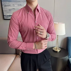Camisas de manga comprida para homem oimg com decote em v