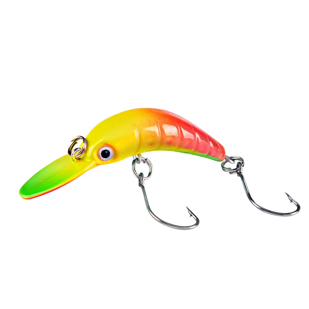 Rebel Lures J2002S Leurre de pêche articulé pour méné Doré/noir 11,4 cm