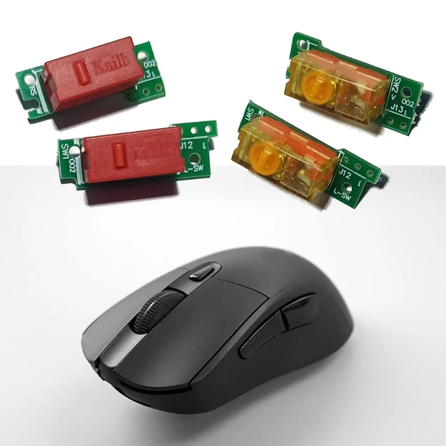 Logitech g703 g703hero用の修理部品マウスボタンボードマウスmicroswitch