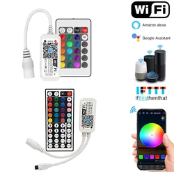 WiFi Controller Mini 24Key 44Key IR RGB Controller DC12V WiFi Wireless Remote DIY RGB LED Strip RGB Controller Led Controller