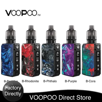 

Original VOOPOO Drag Mini 117W TC Kit Refresh Edition With 4.5ml PNP Tank & 4400mAh Battery Fit PnP Coils Vape kit VS Drag X / 2