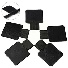 Quadrado auto adesivo couro caneta titular notebook titular diário couro notebook elástico titular anel adequado prancheta p m3z6