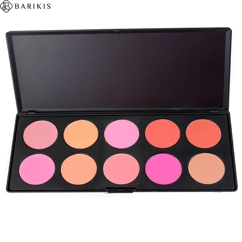 Makeup Cheek Matte Blush Powder 10 Color Pink Blushers Makeup Blush 