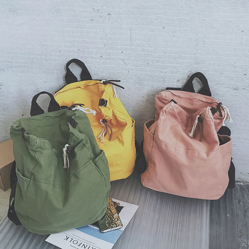 Travel Backpack New-Fashion Mochila Schoolbag Laptop Canvas Teenages Girl Women for Mujer