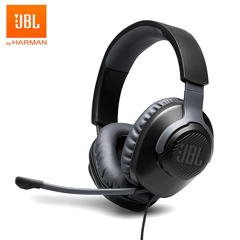 JBL Quantum 100 Wired Headphone Gaming Headset with Mic Foldable Gaming Earphone for PlayStation Nintendo Switch iPhone Mac VR