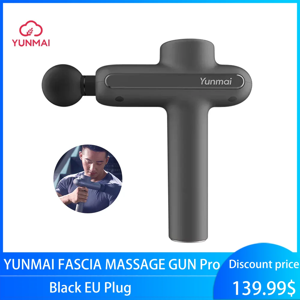 

Fascia Gun YUNMAI Fascia Massage Gun Pro Basic Space Gray Muscle Massager / Deep Relaxing Relax Muscles After Fitness