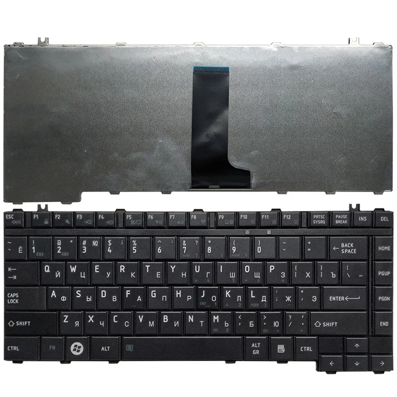 Новая русская клавиатура для ноутбука Toshiba Satellite A200 A205 A210 A215 A300 A305 A305D A350 A350D A355 M300