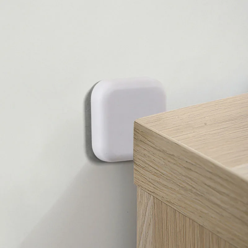 Self Adhesive Silicone Door Stopper Home Anti-Collision Wall Sticker Shockproof Crash Pad Furniture Wall Mute Protective Mats