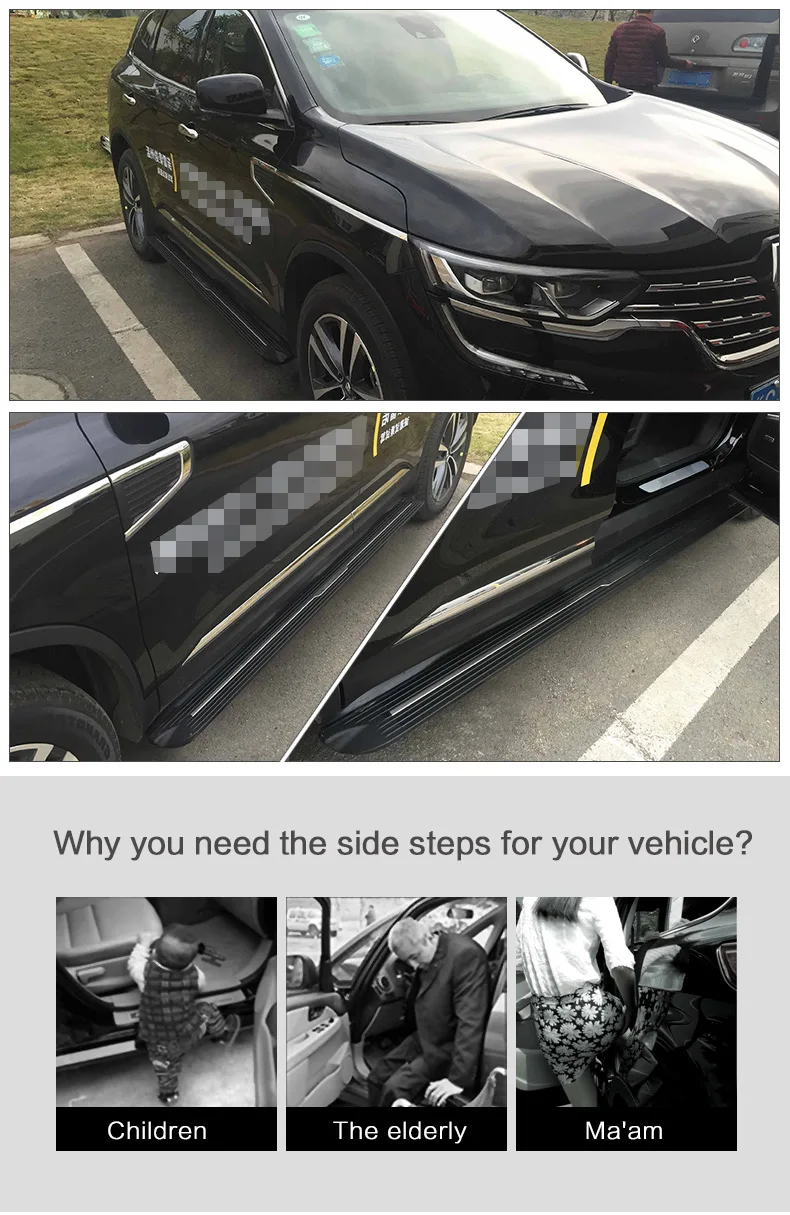 Горячая сторона шаг Беговая доска nerf бар для RENAULT KOLEOS KADJAR CAPTUR IATF16949 Качество Поставщик, SUV speciali
