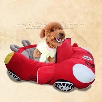 

Dog Bed Racing Car Shape Pet Bed Dog Kennel Cushion Winter Cats House Warm Soft Puppy Sofa Mat