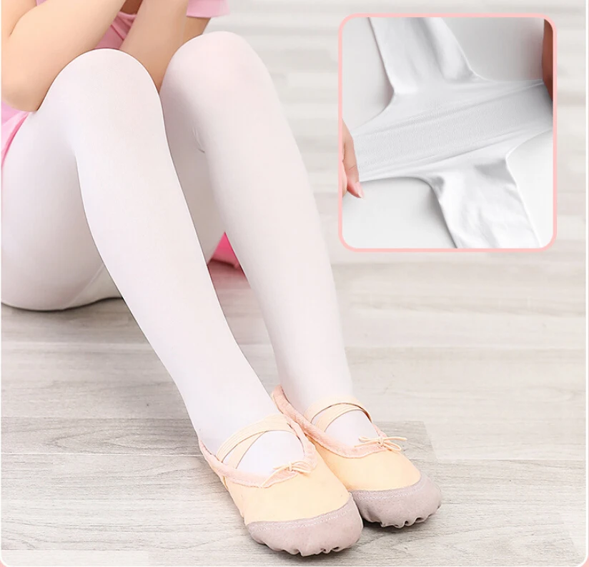 Toddler Kid Baby Girls Stretch Stockings Elegant Cute Stretch Hosiery Dance Ballet Footed Tights