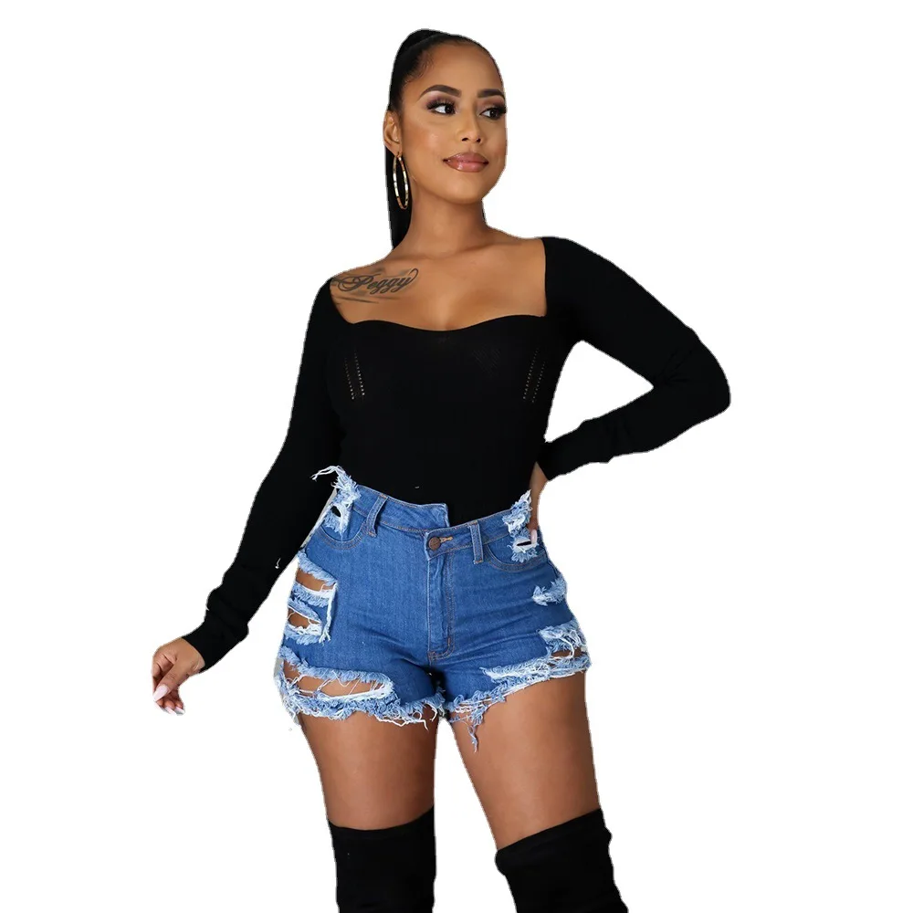 Sexy Short Jeans Pants for Women XXL 