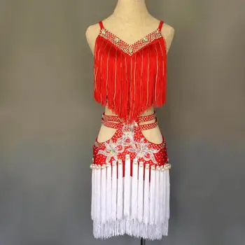 

Latin Dance Dress Brand Hot Sale New Children's Latin Dance Competition Clothes Adult Latin Dance Costumes Latin Dance Skirts